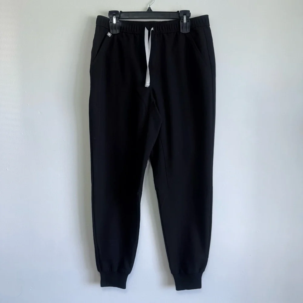FIGS Tansen Technical Jogger Scrubber Pants Black Large L MXXSW2004